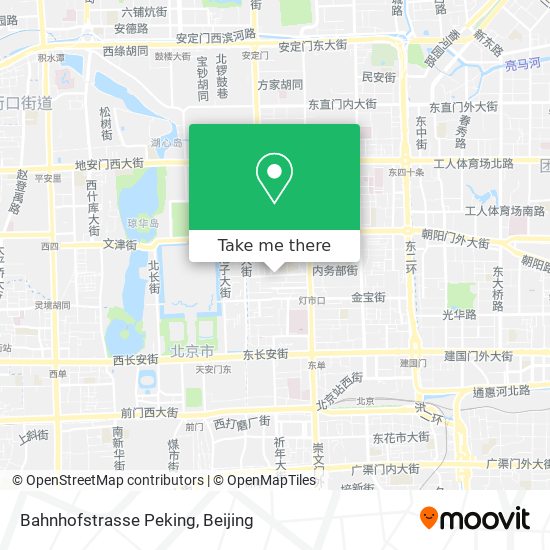 Bahnhofstrasse Peking map