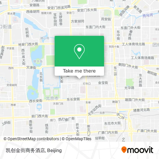 凯创金街商务酒店 map