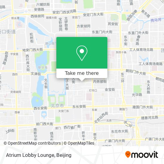 Atrium Lobby Lounge map