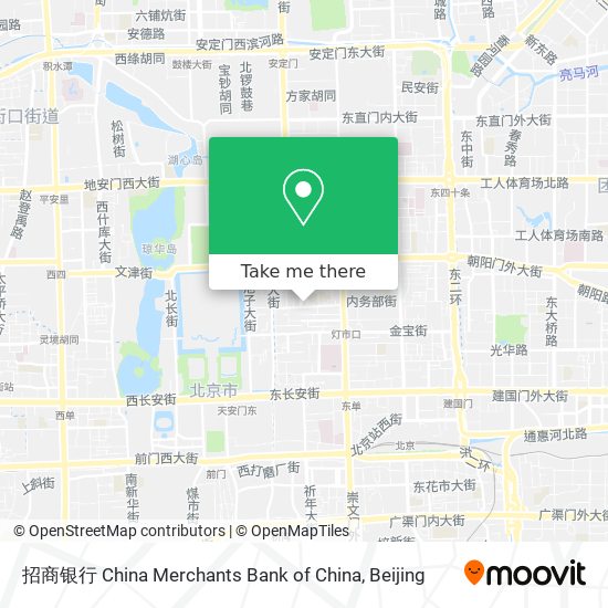 招商银行 China Merchants Bank of China map