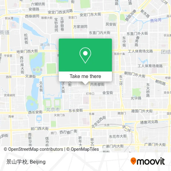 景山学校 map