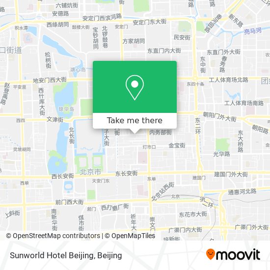 Sunworld Hotel Beijing map