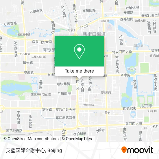 英蓝国际金融中心 map