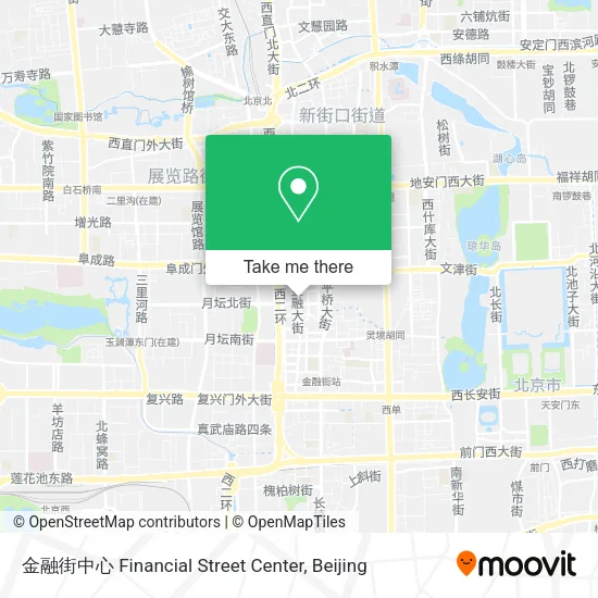 金融街中心 Financial Street Center map