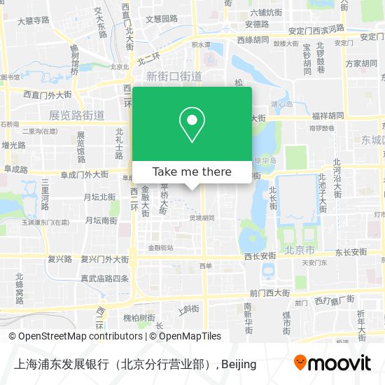上海浦东发展银行（北京分行营业部） map