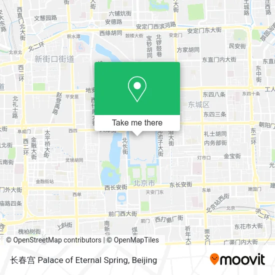 长春宫 Palace of Eternal Spring map