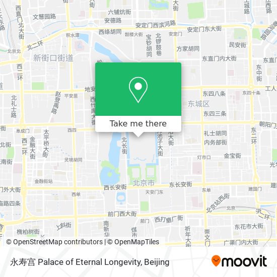 永寿宫 Palace of Eternal Longevity map