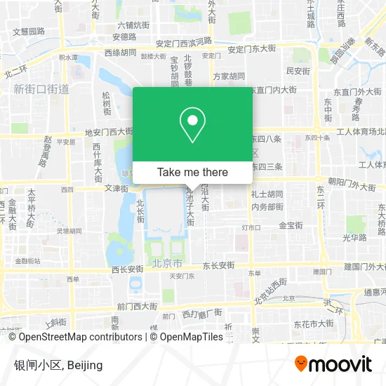 银闸小区 map