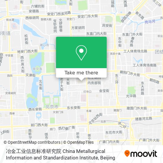 冶金工业信息标准研究院 China Metallurgical Information and Standardization Institute map