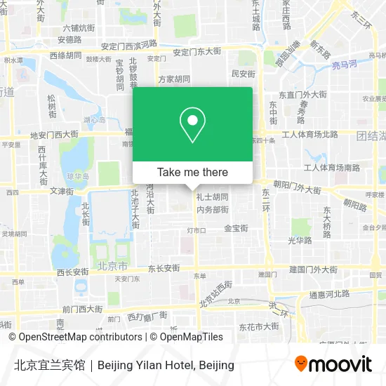 北京宜兰宾馆｜Beijing Yilan Hotel map
