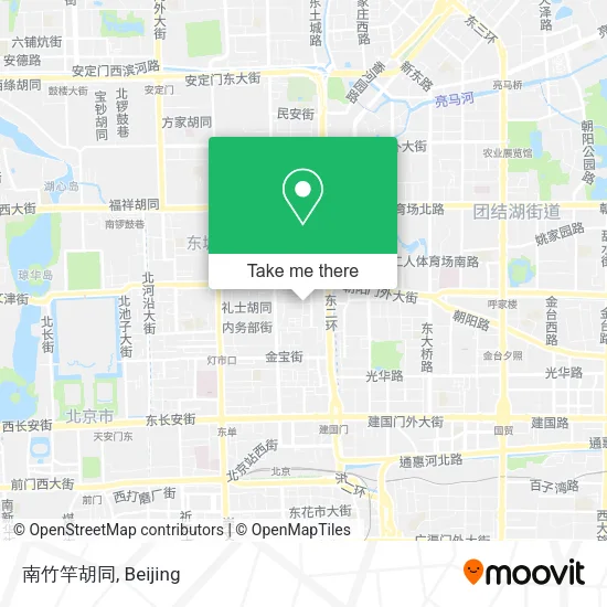 南竹竿胡同 map