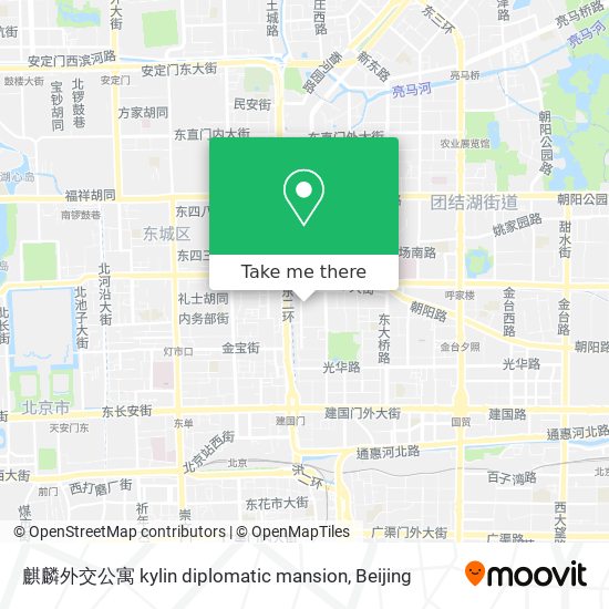 麒麟外交公寓 kylin diplomatic mansion map