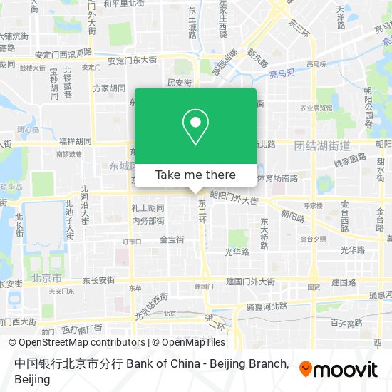 中国银行北京市分行 Bank of China - Beijing Branch map