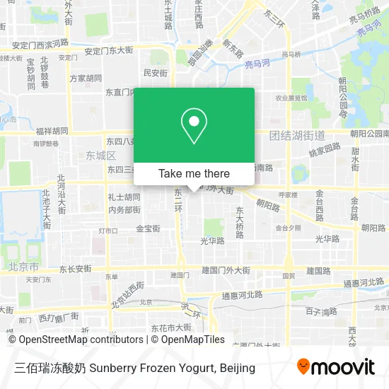 三佰瑞冻酸奶 Sunberry Frozen Yogurt map