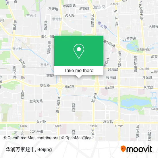 华润万家超市 map