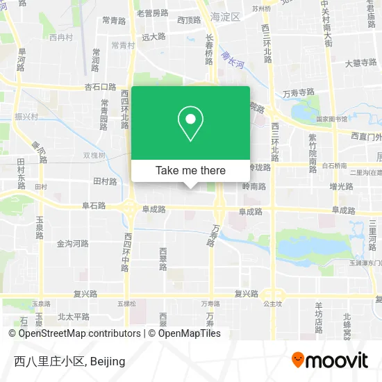 西八里庄小区 map