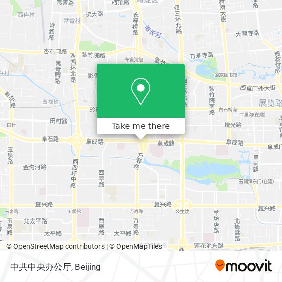 中共中央办公厅 map