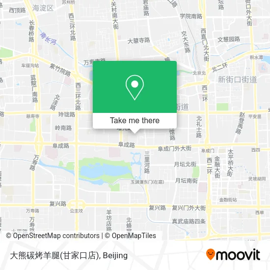 大熊碳烤羊腿(甘家口店) map