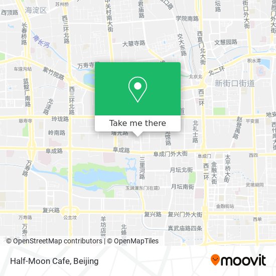 Half-Moon Cafe map