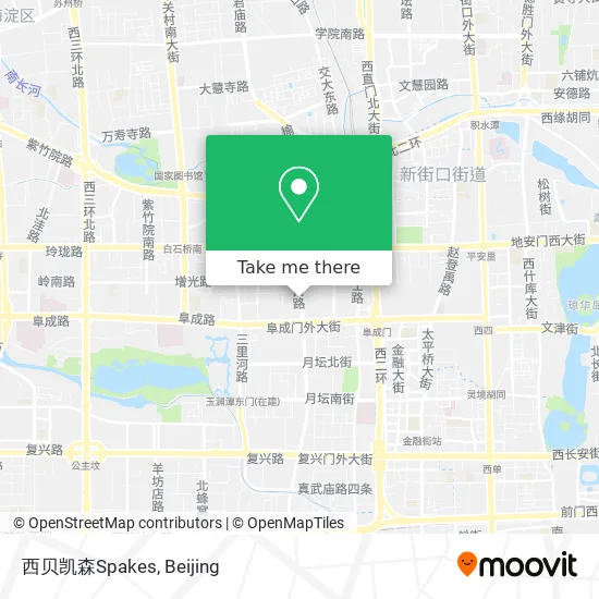 西贝凯森Spakes map