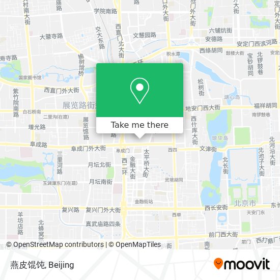 燕皮馄饨 map