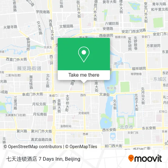七天连锁酒店 7 Days Inn map