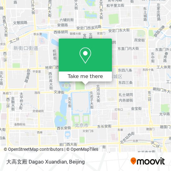 大高玄殿  Dagao Xuandian map
