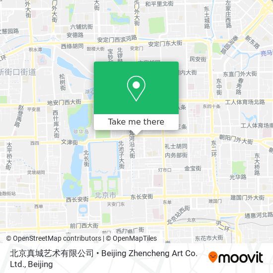 北京真城艺术有限公司 • Beijing Zhencheng Art Co. Ltd. map