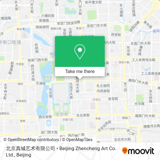 北京真城艺术有限公司 • Beijing Zhencheng Art Co. Ltd. map