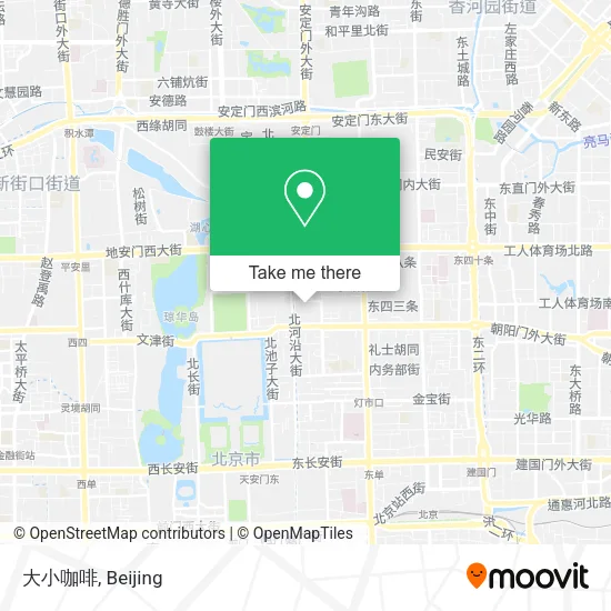 大小咖啡 map