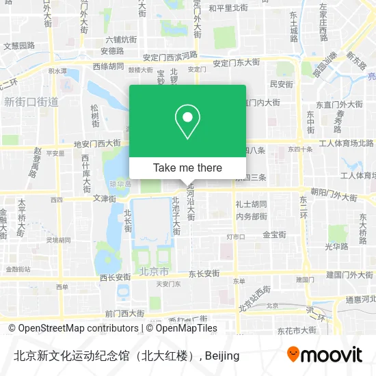 北京新文化运动纪念馆（北大红楼） map