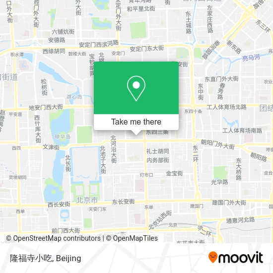 隆福寺小吃 map