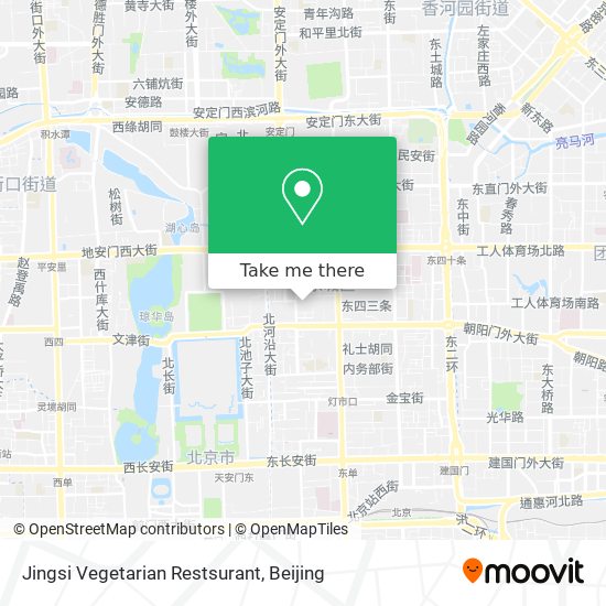 Jingsi Vegetarian Restsurant map