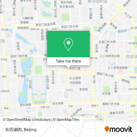 东四涮肉 map