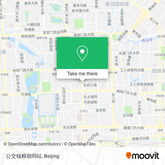 公交钱粮胡同站 map