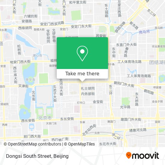 Dongsi South Street map