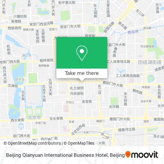 Beijing Qianyuan International Business Hotel map