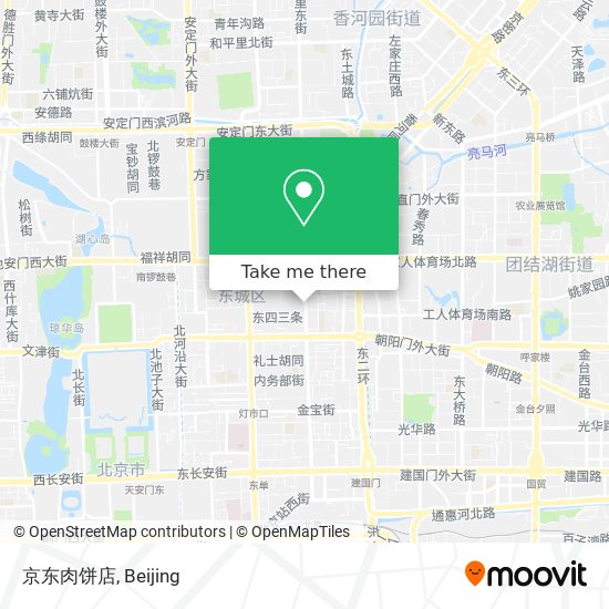 京东肉饼店 map