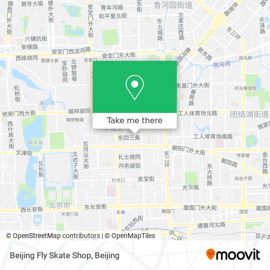 Beijing Fly Skate Shop map