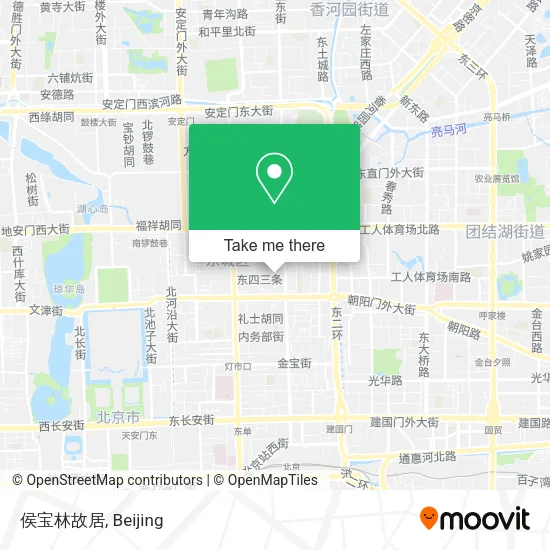 侯宝林故居 map