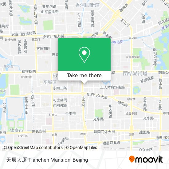 天辰大厦 Tianchen Mansion map