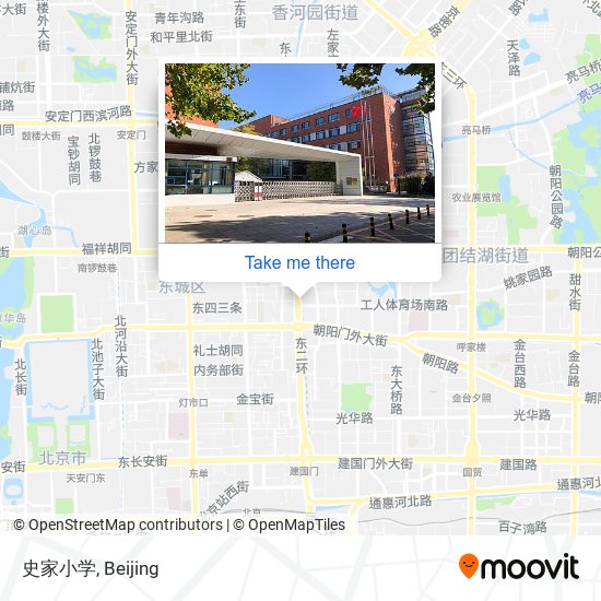 史家小学 map