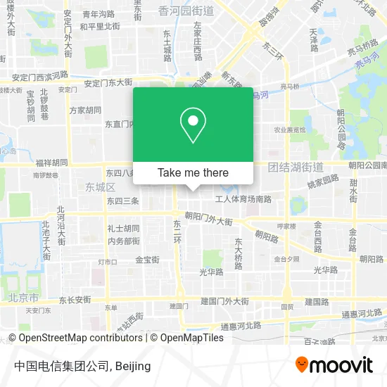 中国电信集团公司 map