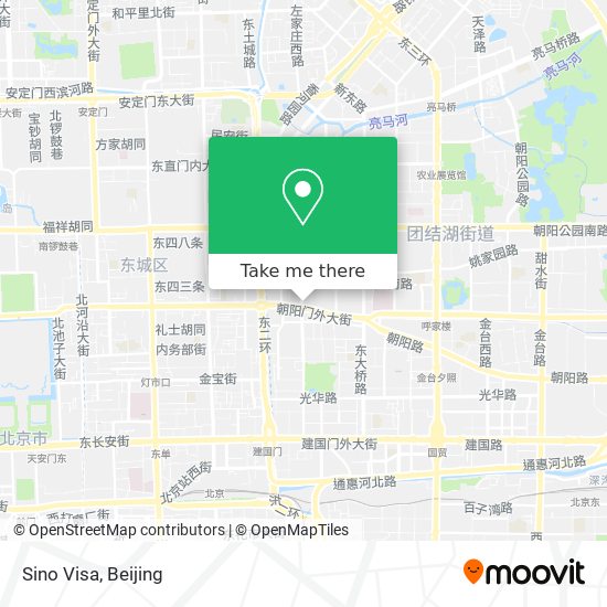 Sino Visa map