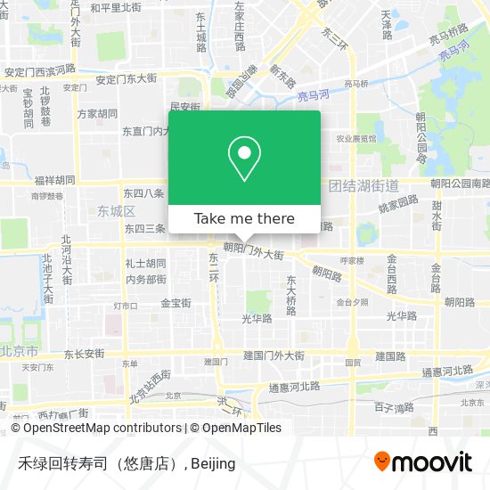 禾绿回转寿司（悠唐店） map