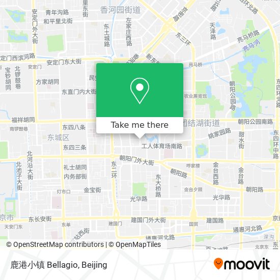 鹿港小镇 Bellagio map