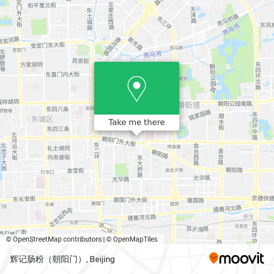 辉记肠粉（朝阳门） map