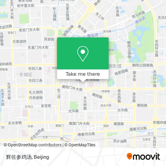辉佐参鸡汤 map