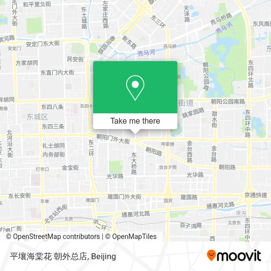 平壤海棠花 朝外总店 map