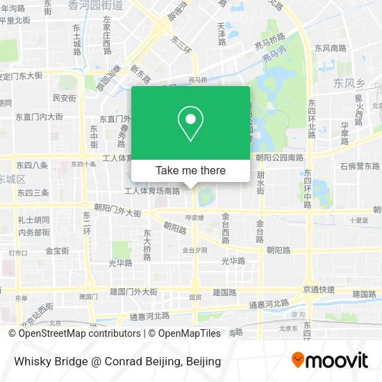 Whisky Bridge @ Conrad Beijing map